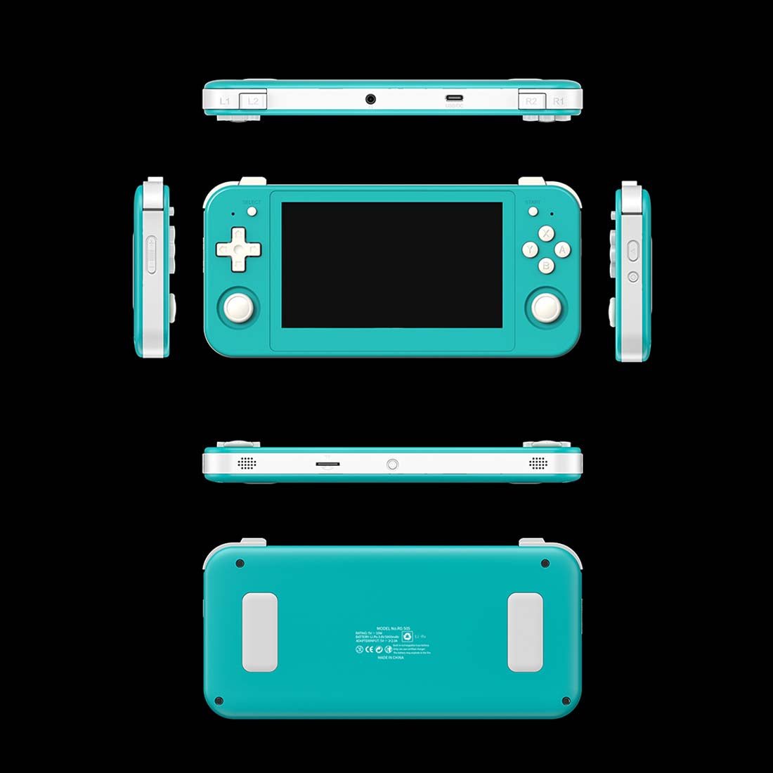 Handheld Game Console Anbernic RG505 with 4.95-inch OLED Touchscreen, 4+128GB with 128GB card or 4+128GB with 256GB card Options
