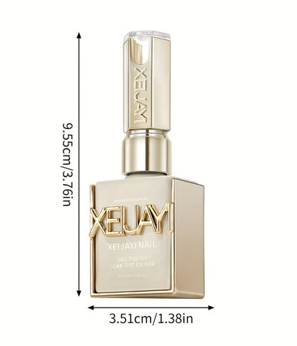 Gel Nail Polish Set with XEIJAYI Label, 8 Magnetic Cat Eye Colors, 0.51oz Bottles and Magnet Tool