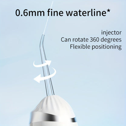 Water Flosser Portable Three-Mode Design with USB Charging, Brush Head Attachment and Three Color Options