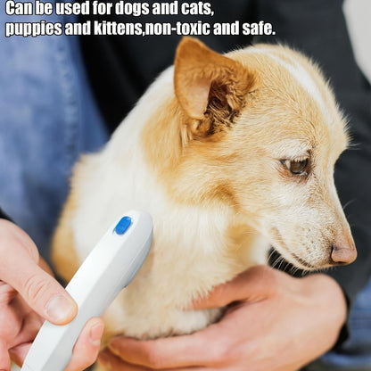 Pet Deshedding Brush, Two-in-One Grooming Comb with Stainless Steel Teeth and Non-Slip Handle