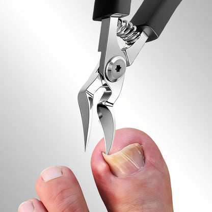 Seven-Piece Toenail Clipper Kit with Angled Nippers, Curved Blade Tool, Nail File and Lifter