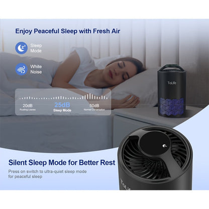 H13 True HEPA Air Purifier for Bedroom Large Room with Scent Diffuser Ultra Quiet 25dB Removes Pet Hair Smoke Dust Odors
