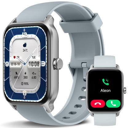 Smartwatch – with Built-in Alexa FAWEIO 1.8" HD Touch Screen, Bluetooth Calling, 100+ Sport Modes, Fitness Tracker Heart Rate Sleep…