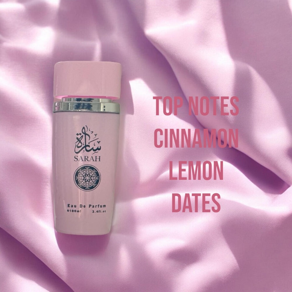 Women's Perfume Sarah Pink Eau de Parfum 100 ml with Delicate Floral Feminine Fragrance Profile