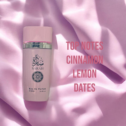 Women's Perfume Sarah Pink Eau de Parfum 100 ml with Delicate Floral Feminine Fragrance Profile