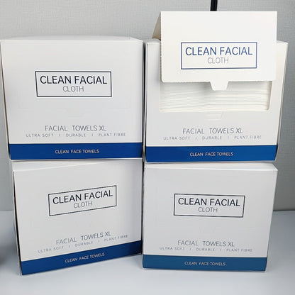 Extra Large Disposable Facial Cleansing Tissues 26×30cm – Thickened Ultra-Soft Cotton Wipes for Face Washing & Makeup Removal, Gentle for All Skin Types, 40/120/240 Pcs