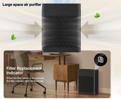 Air Purifier with HEPA Filter, 1095 Sq Ft Coverage, PM2.5 Display, Air Sensor, Auto Mode and Timer