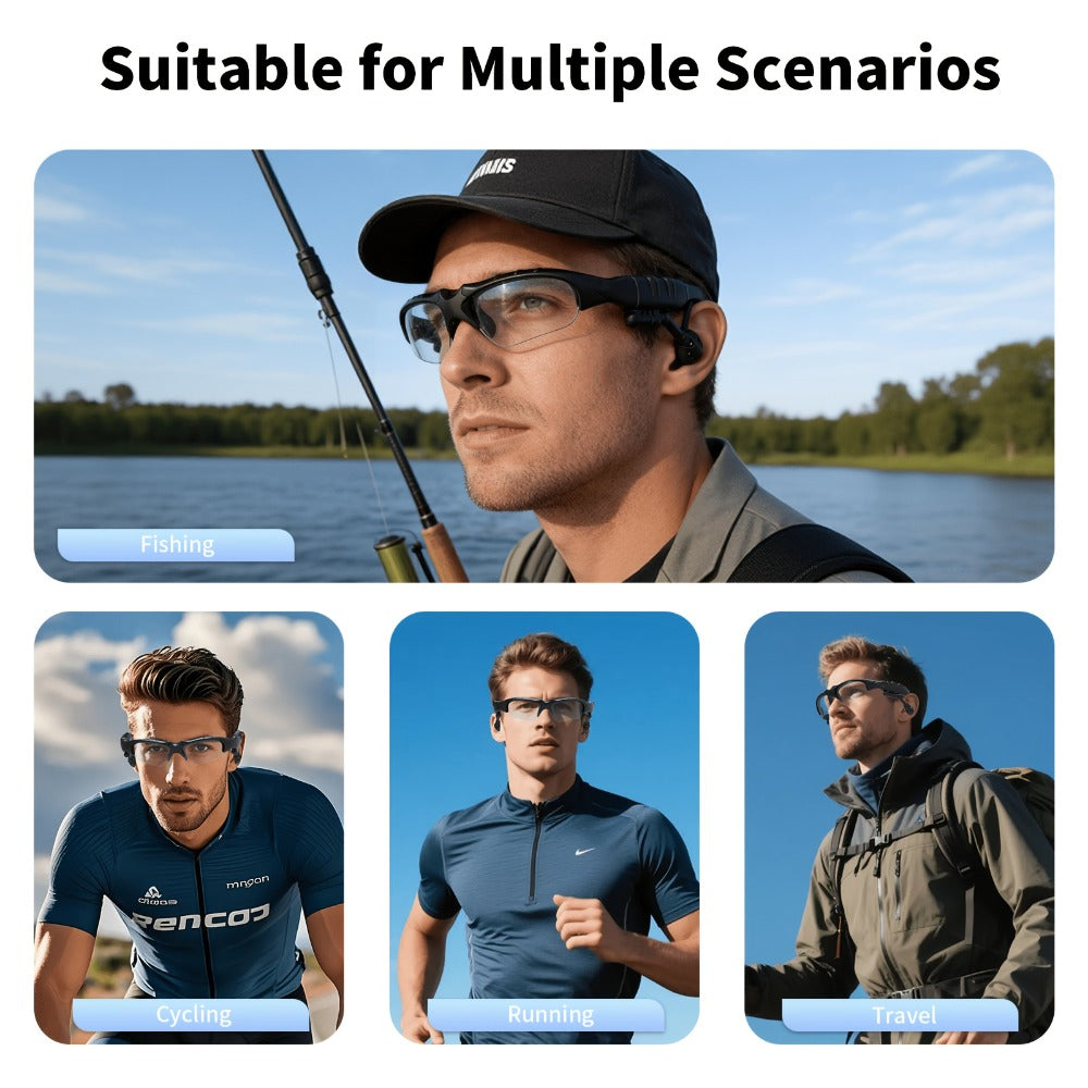 Audio Glasses 2-in-1 Wireless Headphone Sunglasses with Microphone for an Everyday Personal Care Routine