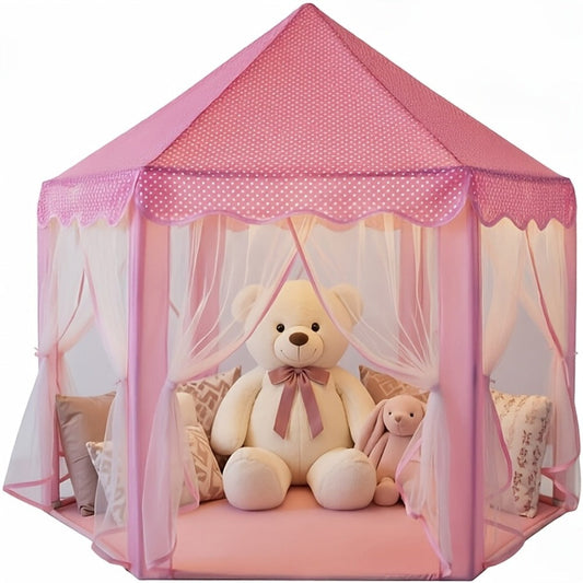 Princess Castle Play Tent for Girls Kids Indoor Outdoor Playhouse Large Toy with the Listed Color, Size or Set Options for Everyday Use