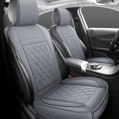 Car Seat Covers Front Pair with Full-Surround High-Back Design and Fifteen Color or Pattern Options