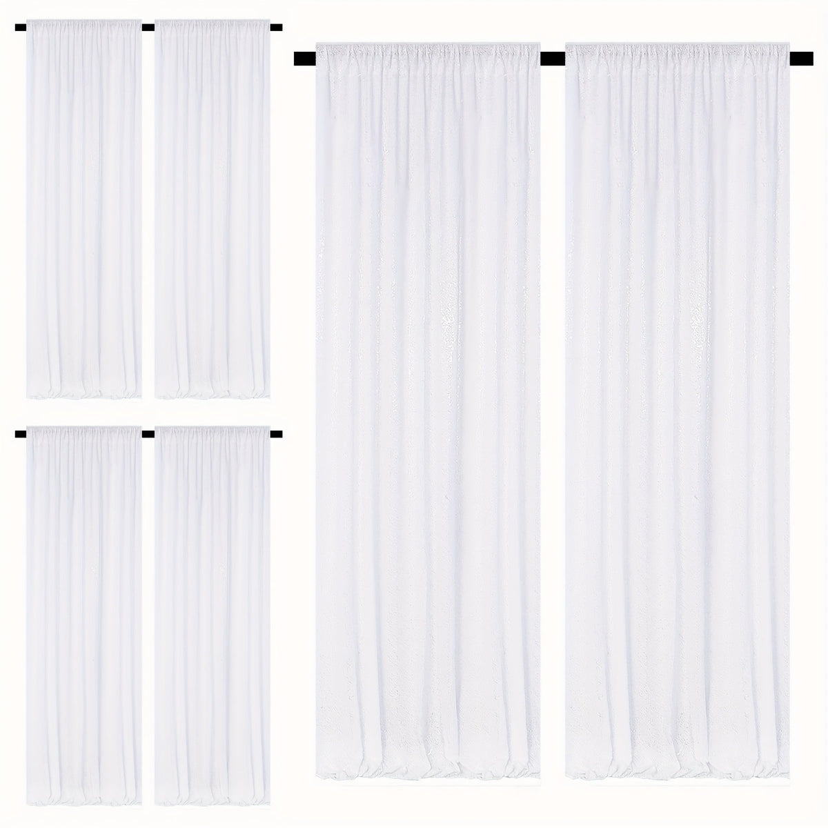 Sequin Backdrop Curtains 2FTx8FT Glitter Photography Background Panels for Party Wedding Birthday for an Everyday Personal Care Routine