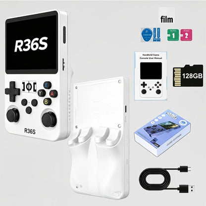 Retro Handheld Game Console R36S2 with 3.5-Inch IPS HD Screen, 3000mAh Battery, TF Card Expansion & HD TV Output – Portable Plug and Play Emulator Gaming Device, 5 Colors, Gift for Kids & Adults