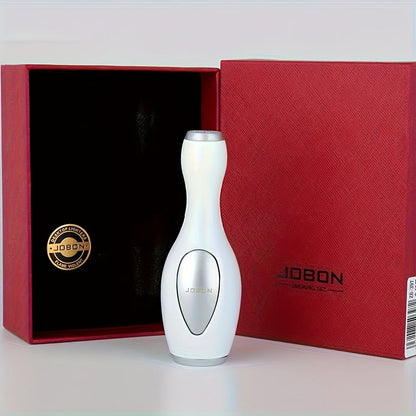Bowling-Pin-Shape Jet-Flame Butane Lighter with Push-Button Ignition in Two White Checkout Options