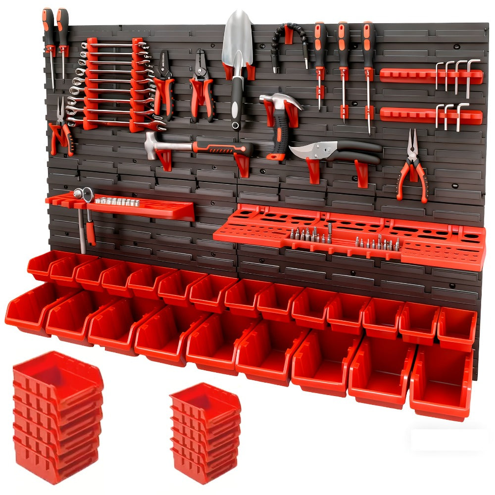 Tool Organizer Set – Multi-Functional Wrench, Screwdriver, Drill Bit & Hammer Storage Rack | Garage Tool Organizer Wall Mount for 39/69 Piece Tool Sets | Workshop Tool Holder Gift for Men & DIY Enthusiasts