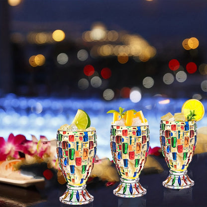 Colored Champagne Flutes Set of 4 or 8 Cocktail Glasses Sparkling Wine Glasses Non-Slip Bubbly Glasses for Birthday Wedding Christmas Valentine Party Gift