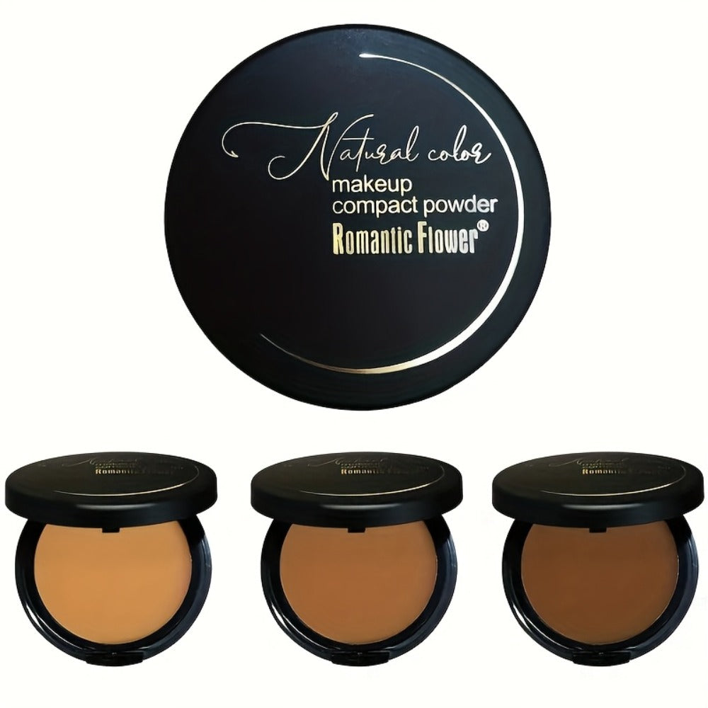 Matte Setting Powder Palette Waterproof Sweat-Proof Buildable Coverage with Squalane Formula — Brightening Contouring Face Powder for All Skin Tones Long Lasting