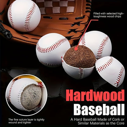 12-Pack Practice Baseballs for Batting Pitching & Training – Standard Size Softballs for Adults Youth Beginners Outdoor Sports
