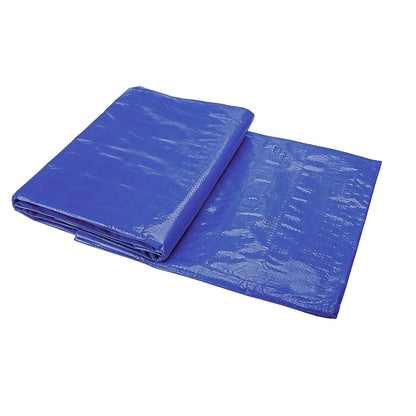 Blue Above-Ground Pool Ground Cover Mat, 118 x 78.74 Inches, Rectangular Floor Layer, Pool Not Included