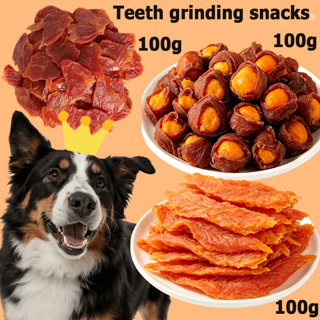 Dog Treats Duck, Chicken, Milk Stick and Sweet Potato Assortment with Combination and Gift Box Options