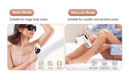 Sarisili AI01 IPL Hair Removal Device with Nine Intensity Levels, Manual and Auto Flash Modes and Display