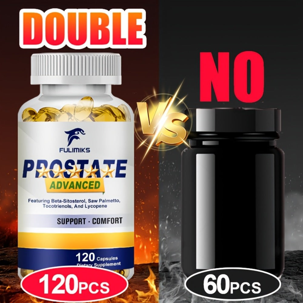 Dietary Supplement Saw Palmetto Extract and Zinc Capsules in a Men’s Formula, 120 Count for Daily Supplement Routines