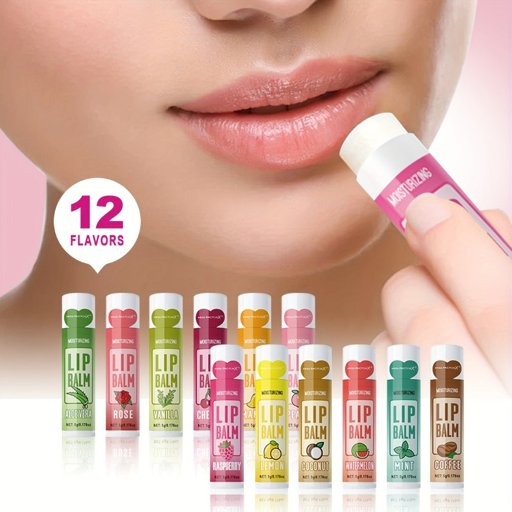 Shea Butter-Labeled Hand Cream and Lip Balm Gift Set with Vitamin E-Labeled Skin Care Formula