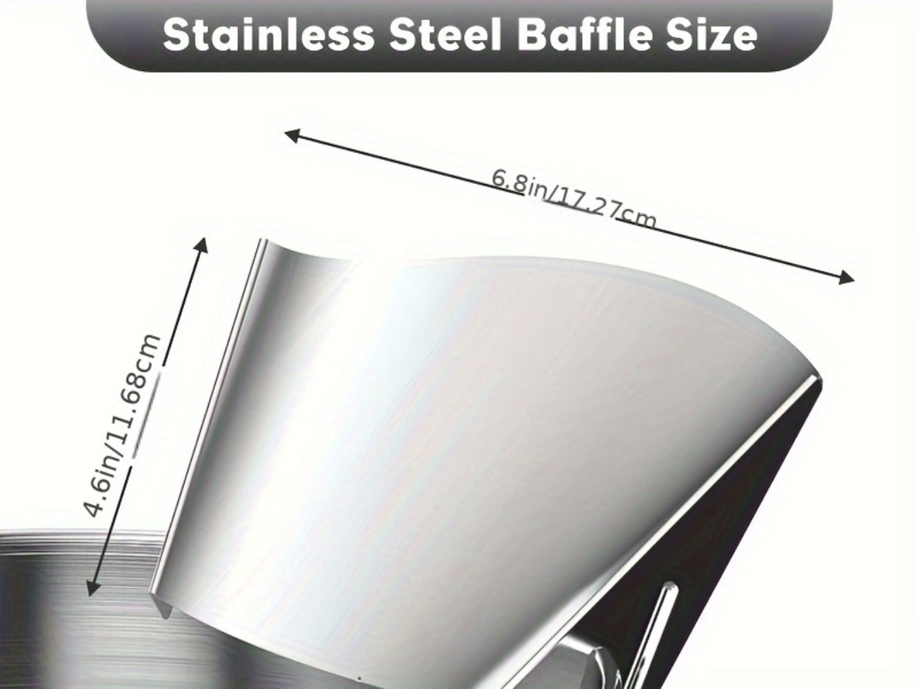 Stainless-Steel-Style Stand Mixer Pouring Chute in One- or Two-Piece Checkout Configurations