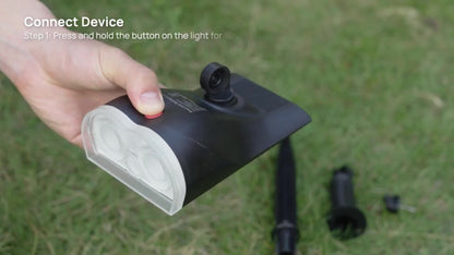 Solar Outdoor Spotlights RGB Smart Color Changing – App & Voice Control, Music Sync, 16M Colors, 14H Battery, Waterproof Landscape Accent Lights | 4 & 6 Pack