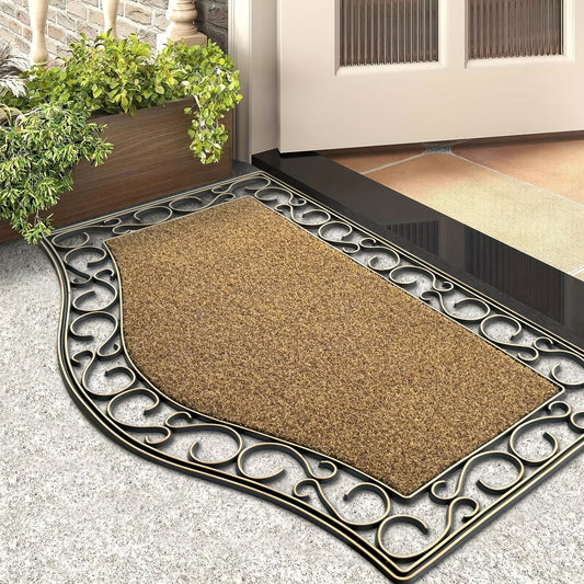 Door Mat | PVC Hollow Anti-Slip Mud Scraper Outdoor Entrance Holiday