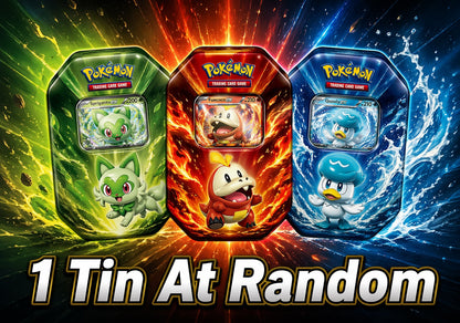 Trading Card Game 200-Card Assortment from Multiple Sets with Random-Design Collector Tin for Ages 6 and Up
