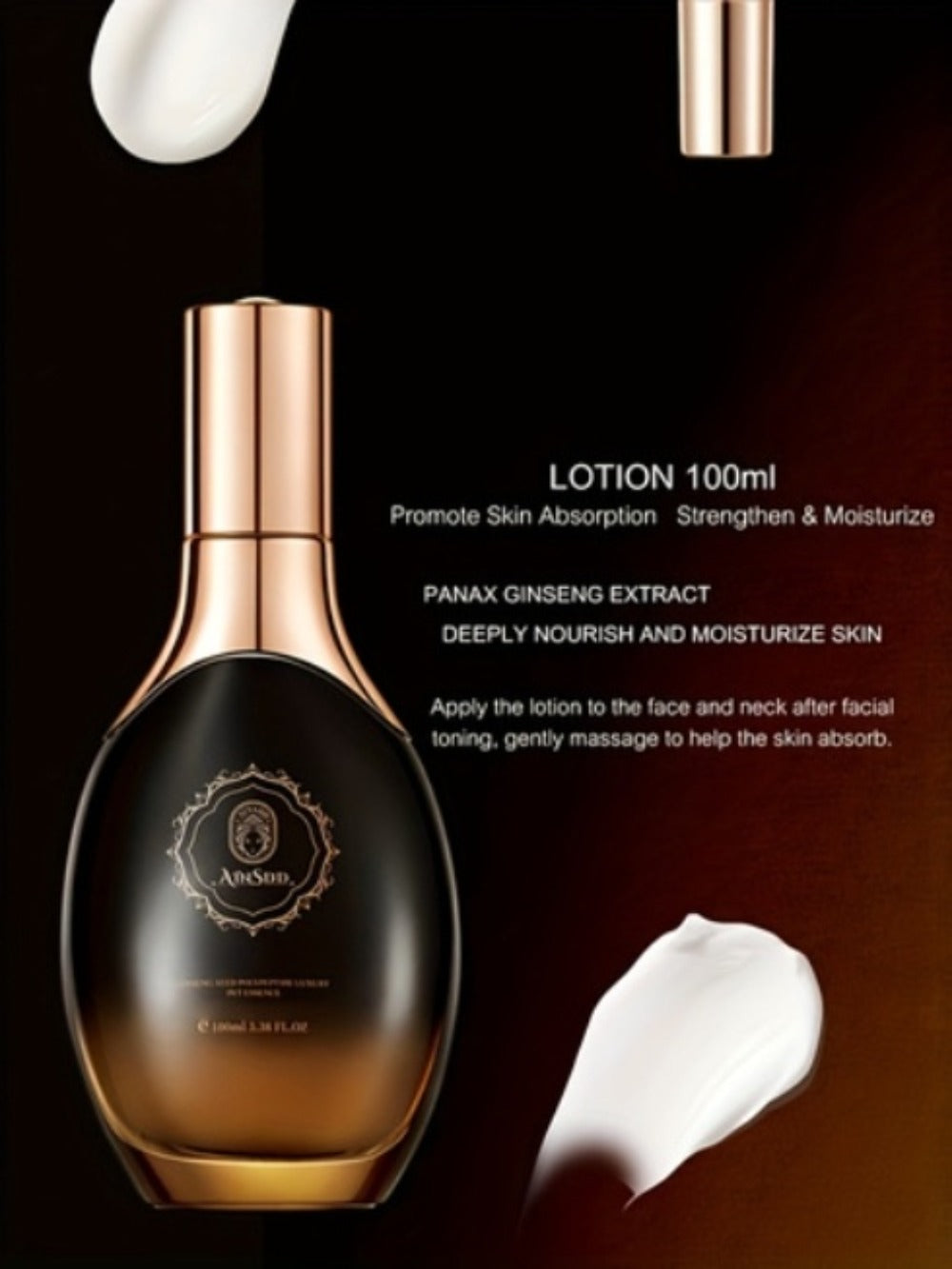 12-Piece Ginseng Seed Peptide Skincare Gift Set with Toner, Essence, Lotion, Cream and Eye-Care Collection