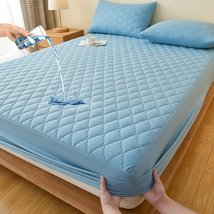 Fitted Mattress Protector with Deep Pocket in Twin, Full, Queen and King Sizes and Multiple Colors
