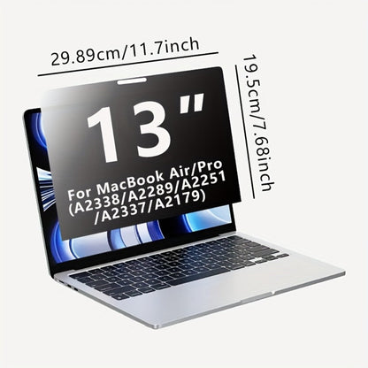 Screen Protector, 13.3-Inch MacBook Air and Pro Privacy Film with 30-Degree Side-Angle Filter and Anti-Glare Surface