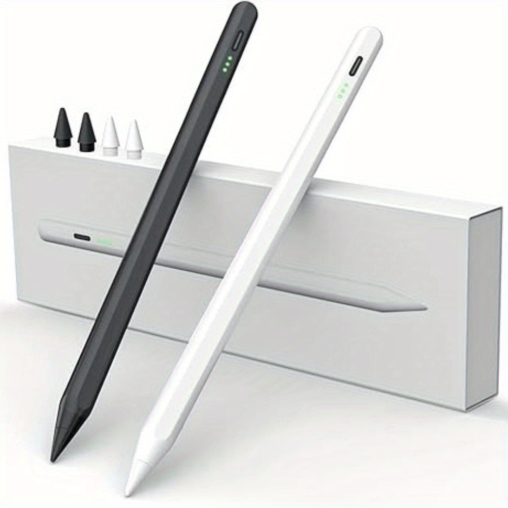USB-C Rechargeable Stylus Pen with Top Power Button and Single-Pen, Two-Pen or Storage-Bag Bundle Options