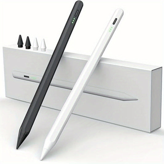 Stylus Pen for iPad & Android Tablets – Palm Rejection, Tilt Sensor, USB-C Charging, Compatible with iPad 6/7/8/9/10, Pro 11"/12.9"/M4, Air 3/4/5/6, Mini 5/6, All Android Tablets (Multi-Color)