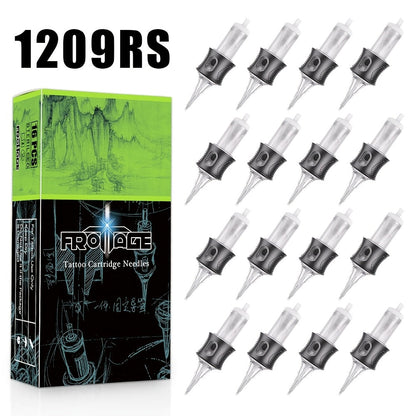 Tattoo Needle Cartridge Set 26 Sizes Integrated High Transparency Tips Round Liner Shader Curved Magnum M1 RL RS CM Disposable for Professional Artists & Beginners