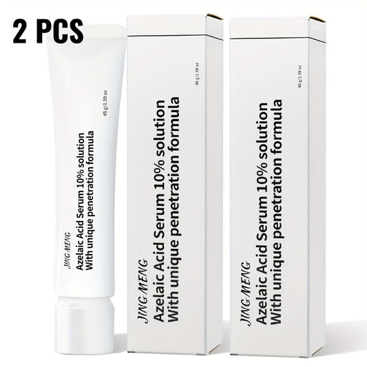 Azelaic Acid Serum 10% with Salmon DNA PDRN — Brightening Dark Spot Corrector & Skin Tone Evener, Fragrance-Free Face Serum for Sensitive Skin, Collagen Repair, 1oz or 45g×2 Value Pack