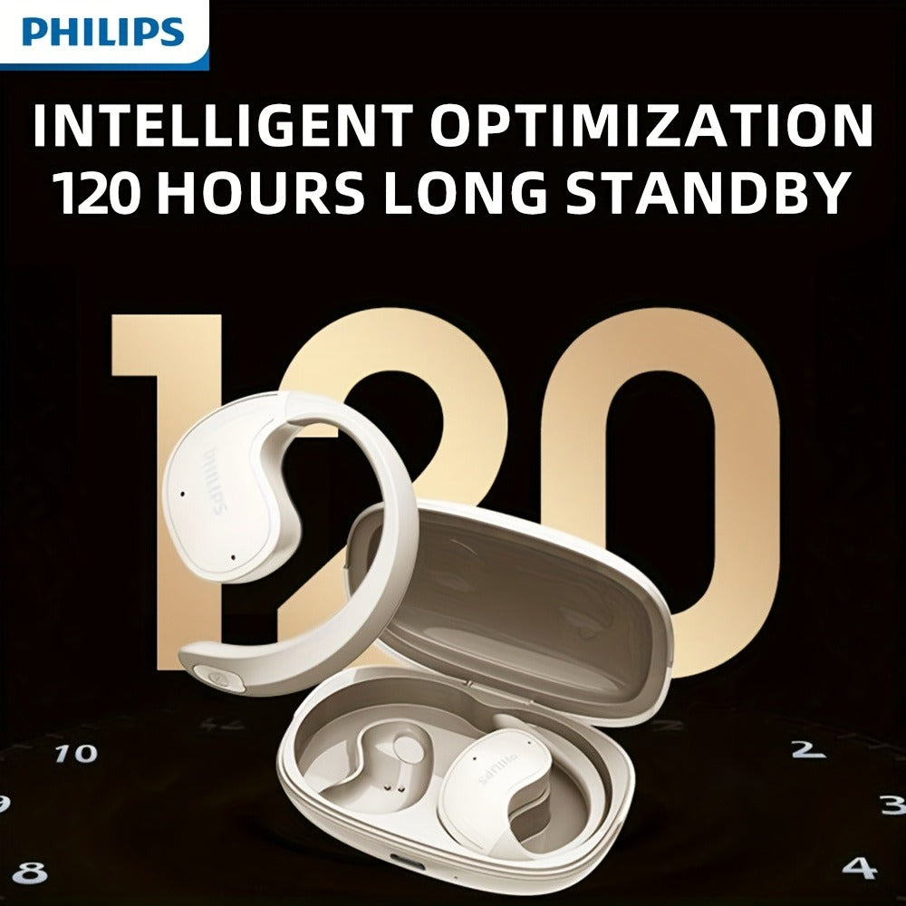 Philips TAT2708 True Wireless Earbuds, Stereo Surround Sound ENC Noise Cancellation Touch Controls Built-in Mic, 24H Polymer Battery USB-C Fast Charging Case, Lightweight for Commuting Workouts Daily Use
