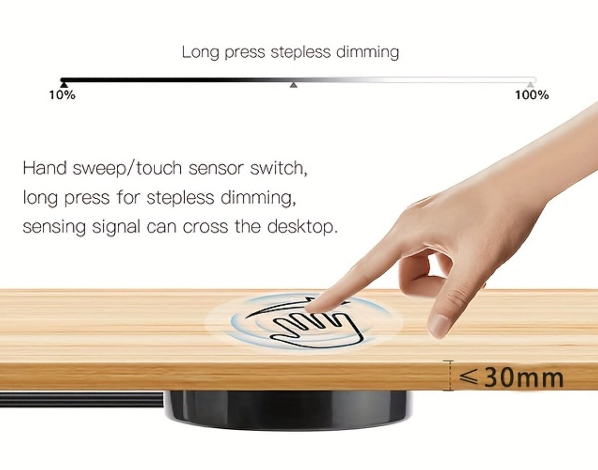 Hidden Touch Sensor LED Dimmer Switch DC 5-24V, Capacitive Touch Dimming Switch for LED Light Strip