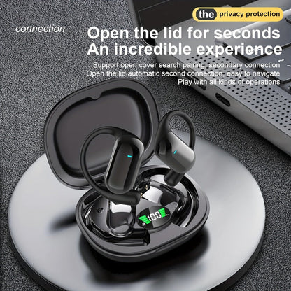 AI Translation Earbuds 144 Languages Real-Time Bluetooth 6.1 TWS Meeting Notes Noise Cancelling Crystal Mic Touch Control Type-C Charging All Smartphones Business Travel