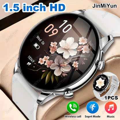 Smartwatch 1.5 Inch Full Touch with Remote Photo Capture, Calling, Music and Sport Modes in Four Colors