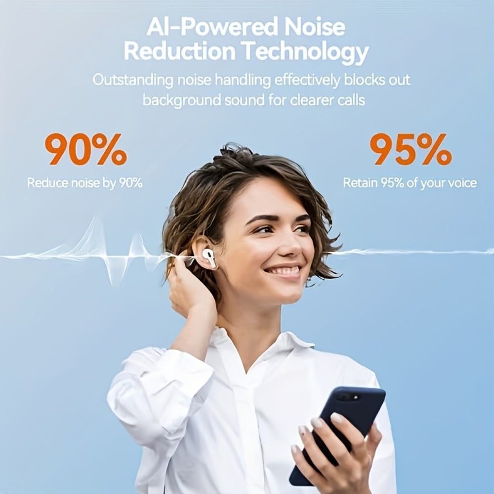 Wireless Earbuds 3-in-1 Standard, Translation or Screen Models with HD Calls and Charging Case