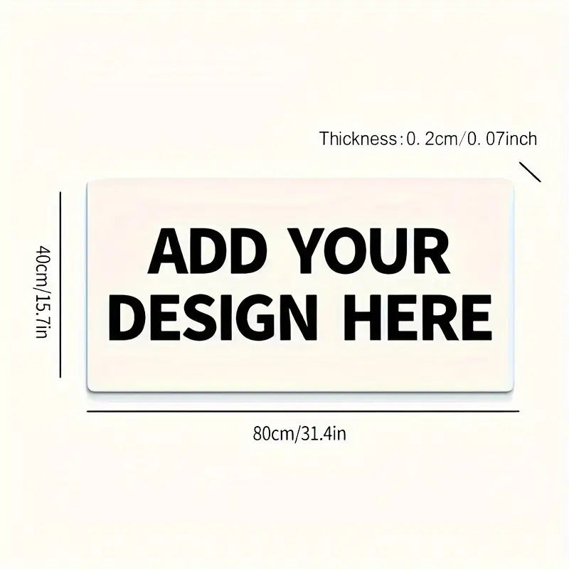Custom Photo Mouse Pad Large Personalized Desk Mat Print Your Own Image or Text Base Extended for an Everyday Personal Care Routine