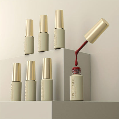 Gel Nail Polish Set with IRISGOBLADI Label, 6 Solid Colors per Set and 8 Retained Palettes