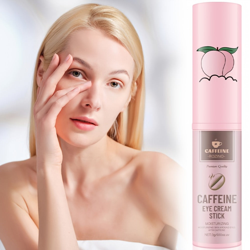 Eye Cream Firming Anti-Aging 2pcs with Caffeine & Ceramide NP — Reduces Dark Circles Puffiness Fine Lines Crow's Feet Lifted Refreshed Under-Eye Look Daily Skincare