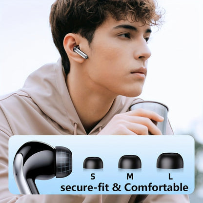 True Wireless Earbuds Sport In-Ear Set with Digital Battery Display, Touch Controls and Four Color Options