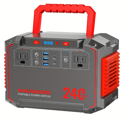 Solar Generator Portable Power Station 88.8Wh 111Wh 237Wh with Foldable Solar Panel, 100W Pure Sine Wave AC Output USB-C PD USB QC3.0 DC LED Emergency Light for Camping RV Hiking & Home Backup Power