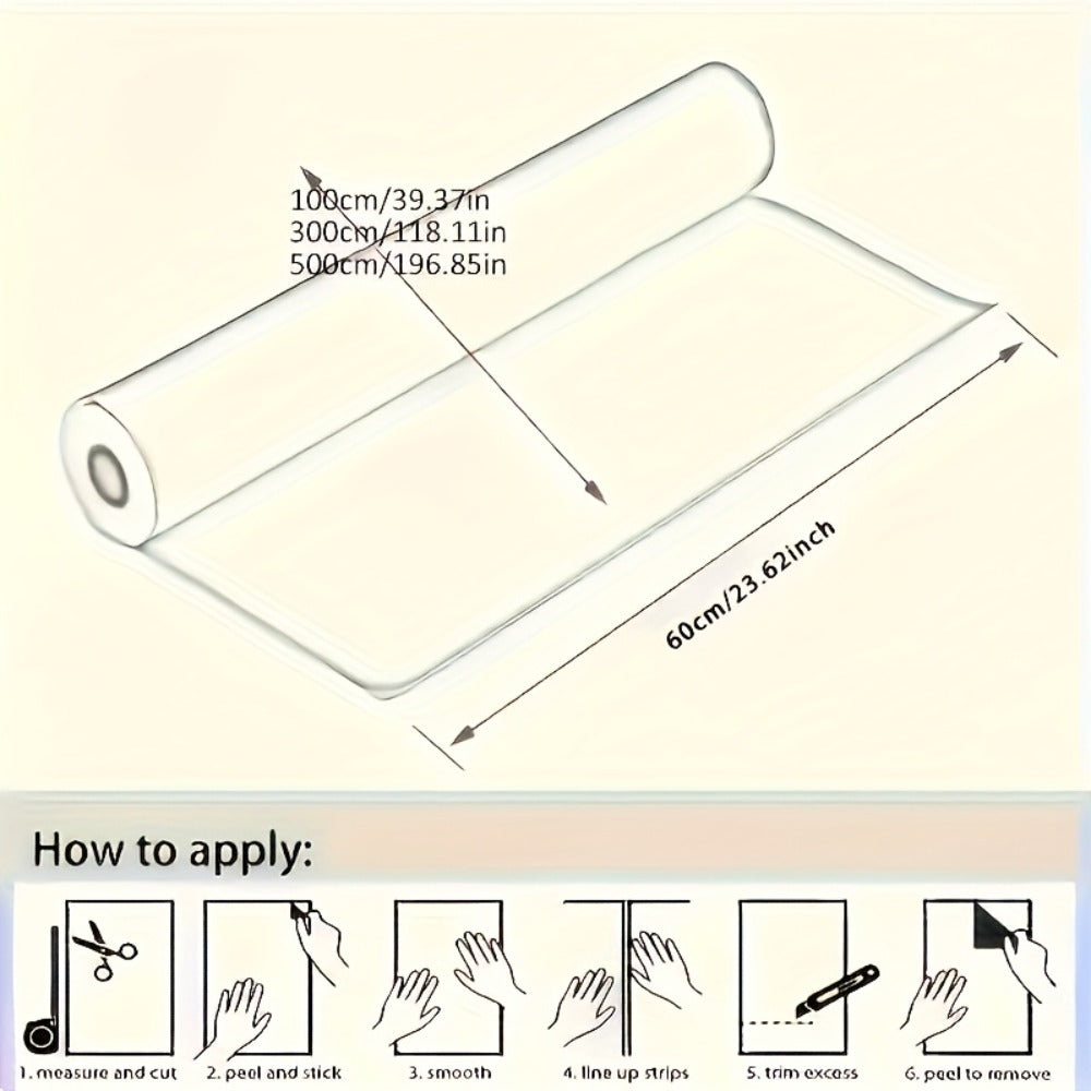 Matte Green Peel-and-Stick Wallpaper Roll, 23.62 x 118.1 Inch Self-Adhesive Removable Contact Paper
