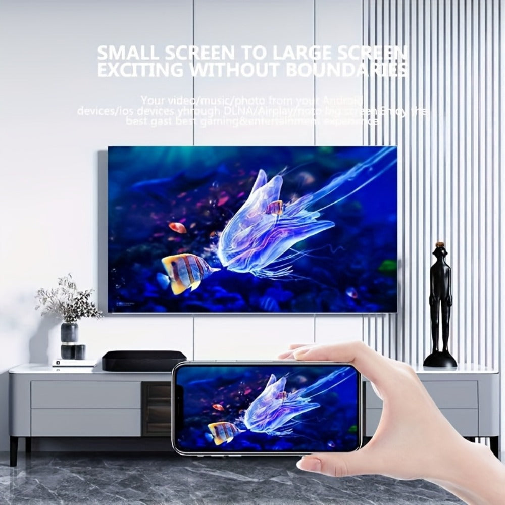 Android Smart TV Box 4K Streaming – Amlogic S905 Quad Core, Android 11/13, Dual Band WiFi 2.4G/5.8G, Bluetooth 4.1, HD Media Player, Voice & Classic Edition