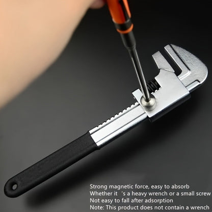 8 lb-Marked Telescoping Magnetic Pickup Tool, Extending 18 to 72cm with Stainless Steel Rod and Orange Handle